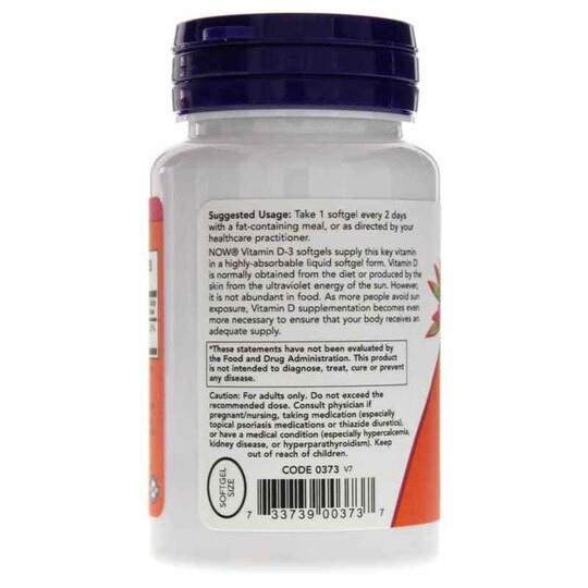 Vitamin D-3 5,000 IU, NOW